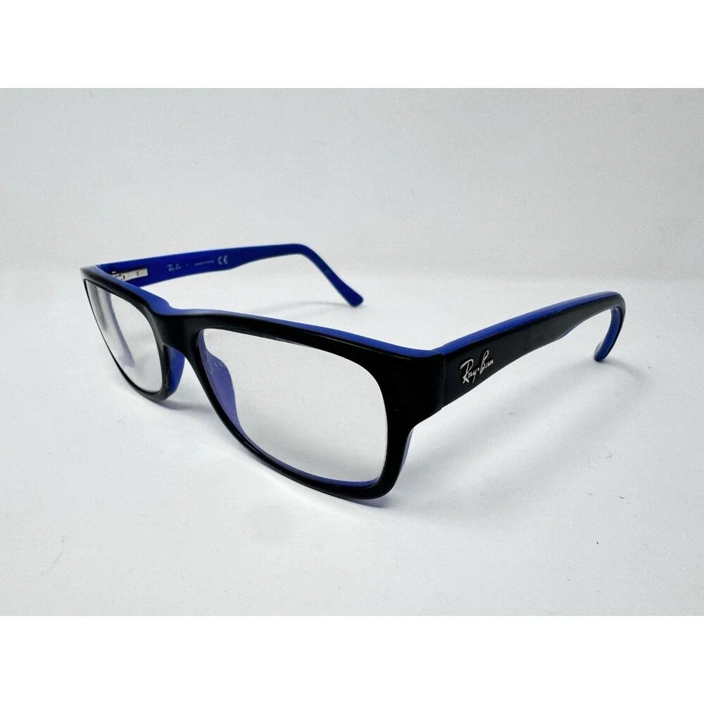 Ray-Ban RB5268 5179 Black Blue Eyeglass Frames 50-17-135 Authentic